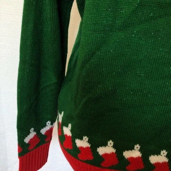 Holiday Hype Christmas Sweater Small Red/Green - Picture 10 of 12
